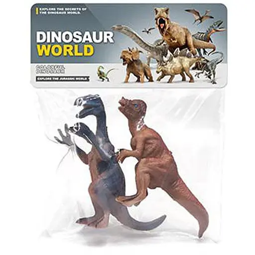 Игровой набор фигурок Динозавры Bambi KL-135-1 2 шт в пакете - фото 1