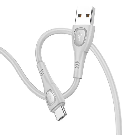 Кабель Borofone BX98 USB для Type-C 1 м grey - фото 1