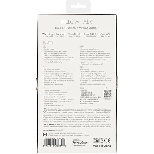 Вібромасажер 2в1 Pillow Talk - Sultry Teal - фото 14