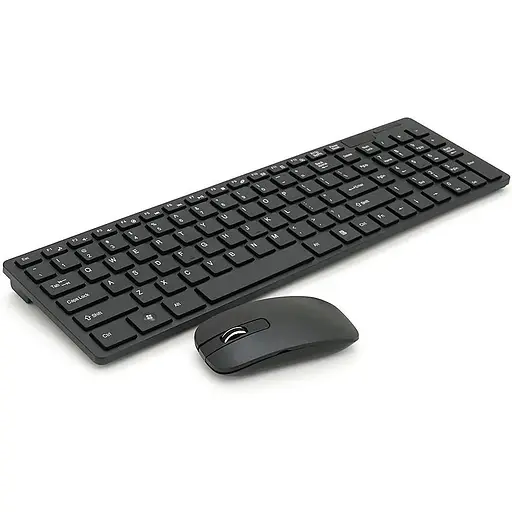 Беспроводной комплект Voltronic K06 (KB+Mouse), (Eng / Pyc), 2.4G, Black, Box