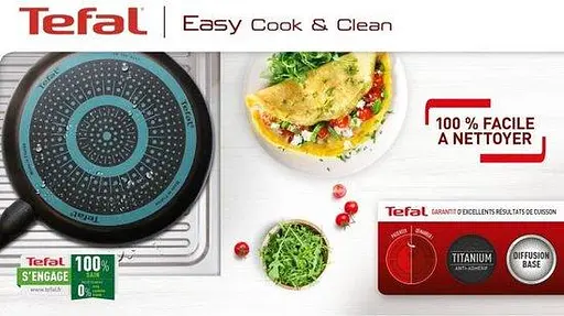 Сотейник Tefal Easy Cook Clean 18см (B5542902) с титановым антипригарным покрытием - фото 4