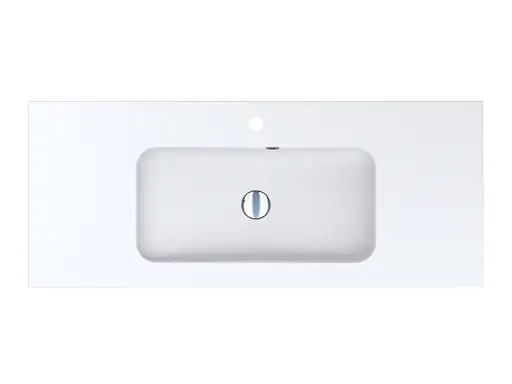 Умивальник Miraggio Della 1100 mirasoft 0001074, Білий матовий - фото 3