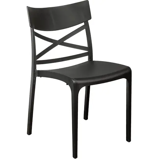 Стул садовый Bica Croix пластиковый графит. - фото 4