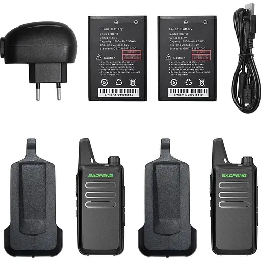 Рація Baofeng BF-T20 2 шт [141715] - фото 8