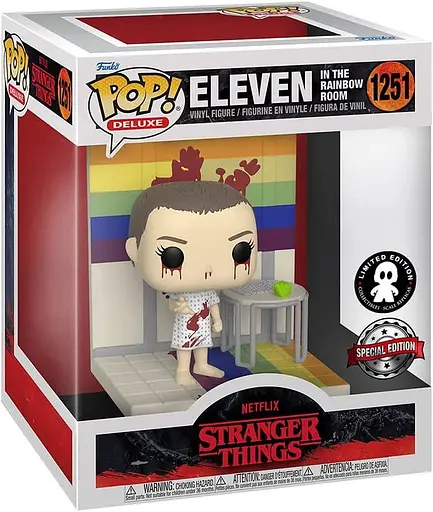 Фігурка Funko Pop Stranger Things Дуже дивні справи Eleven in The Rainbow Room 12 см FP ST E 1251 - фото 3