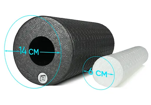 Масажний ролик EasyFit LightWeight 33х14 см з масажером для стоп 33х6 см (EF-2035-1) - фото 3