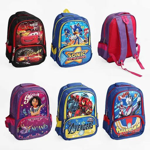 Рюкзак Герої, на два відділення, висота 40 см, C60623 (В асортименті) - фото 2