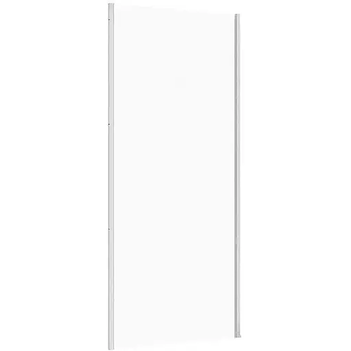 Стенка к распашной двери Cersanit Larga 90x195 профиль хром S932-132, прозрачный, хром - фото 1