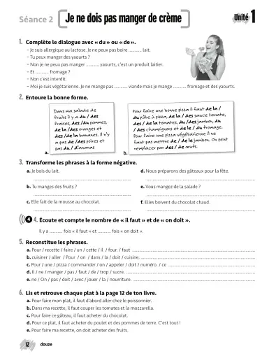 Merci! 3. A2. Cahier d`exercices - фото 5