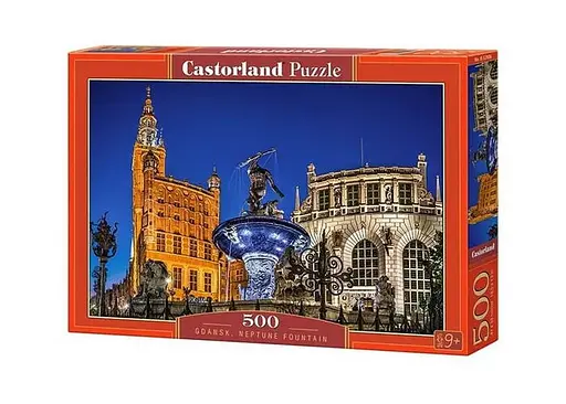 Пазл Castorland puzzle Фонтан Нептуна, Гданськ, Польща, 500 ел. (B-52936)