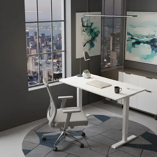 Электрический стол для работы сидя и стоя с регулировкой высоты Itech MT12BW - фото 11