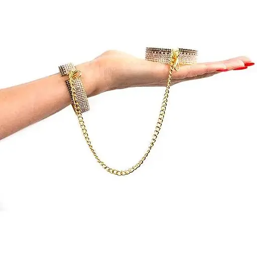 Лакшері наручники-браслети з кристалами Rianne S: Diamond Cuffs - фото 4