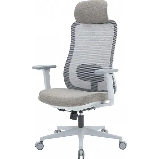 Офісне крісло OfficePro Wave OC599-G-G-G Gray [148649] - фото 3