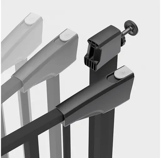 Барьер межкомнатный-лестничный Tulano Guardian 2.0 Black 75-96 см - фото 4