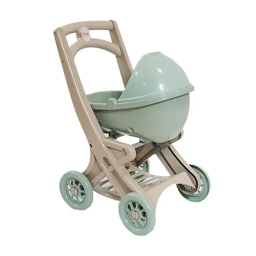 Коляска для ляльок з люлькою Doloni 0121/01eco бірюзовий - фото 1