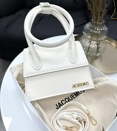 Сумка женская через плечо Jacquemus (Белый) - фото 8