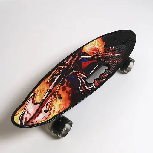 Скейт пенни борд Best Board, доска 55 см, PU колеса, световые эффекты, диаметр 6 см, C40310 (в ассортименте)