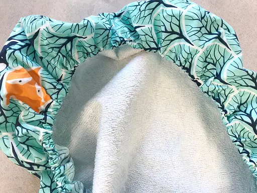 Простынь хлопковая Moontime в коляску "Звери на лазурном" - фото 2