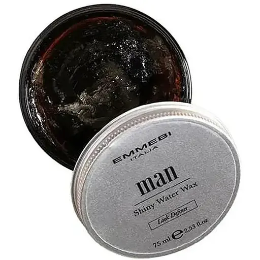 Воск для волос и бороды Emmebi Italia Man Shiny Water Wax с фиксацией 75 мл