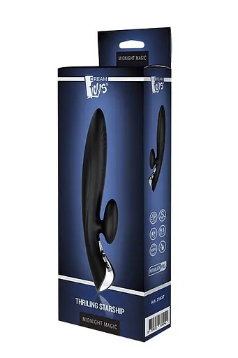 Вібратор Dreamtoys Midnight Magic Thrilling Starship 21.8 см чорний - фото 5