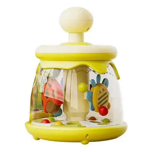 Детская игрушка "Юла" Bambi AY001(Green) заводная, подвижные шарики, 20х15 см - фото 1