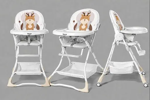 Стул для кормления TILLY Buddy T-633/2 Brown Deer /1/ - фото 2