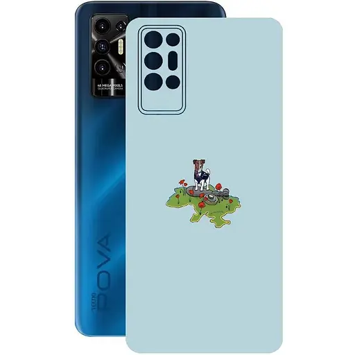 Защитная пленка StatusSKIN для Tecno Pova 2 Корпус Винил Патрон 2 - фото 1