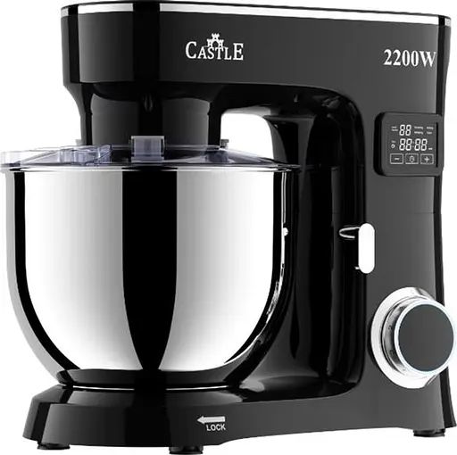 Кухонна машина Castle міксер CM-03B тістоміс планетарний 2200Вт чорний - фото 2