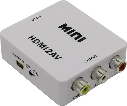 Конвертер Hdmi to AVВхід Hdmi мама -- Вихід 3RCA мама - фото 3