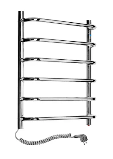 Электрический полотенцесушитель Navin Симфония 480x600 левый 10-009120-4860, Хром, Левое - фото 2
