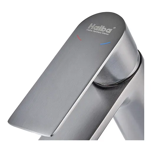 Змішувач для умивальника Haiba Alex 001 graphite HB3992 Графит - фото 3