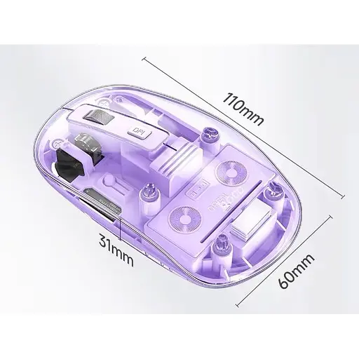 Миша Hoco GM29 Crystals Romantic Purple (785121) [136150] - фото 7