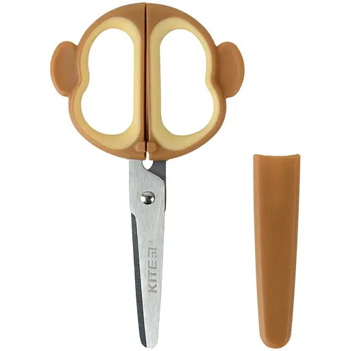 Уценка. Ножницы детские Kite Monkey в футляре 13 см (K21-017-03) - фото 2