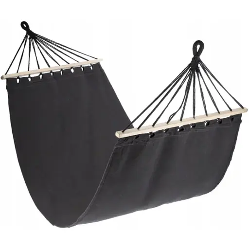 Гамак Jumi Garden тканевый с планкой темно-серый - фото 2