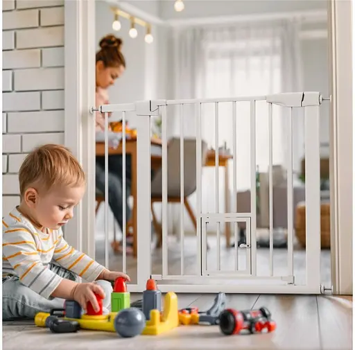 Барьер межкомнатный-лестничный Tulano Guardian 2.0 White 75-96 см - фото 2