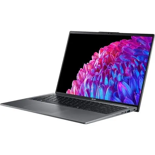 Ноутбук ACER Swift Go 16 SFG16-72-51X3 (NX.KYAEX.002), Intel Core Ultra 5 125U до 4,3 ГГц, 16" WUXGA, 16 ГБ, SSD 512 ГБ, Intel Graphics, Free DOS, стальной серый - фото 4
