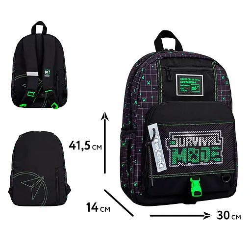 Рюкзак YES Minecraft Survival T-115 - фото 2