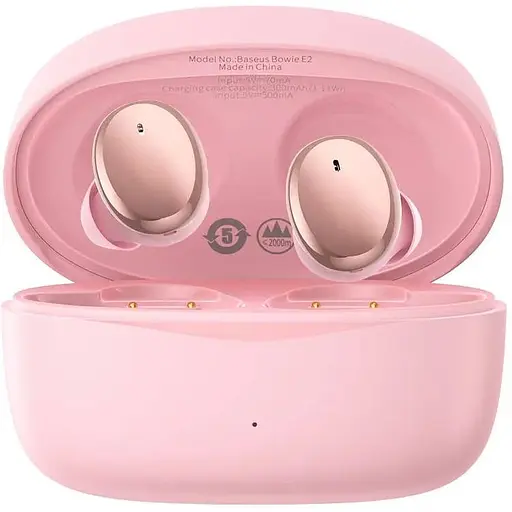 Навушники Baseus E2 True Wireless Earphones Bowie | (NGTW090001) pink