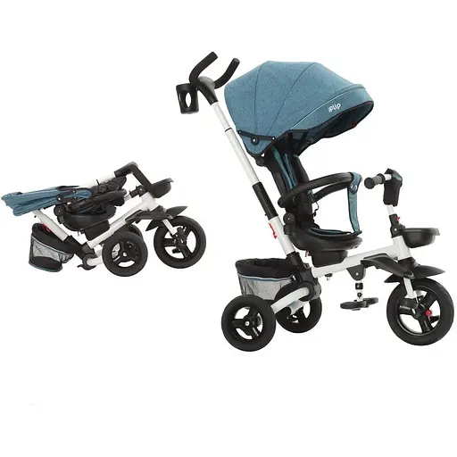 Велосипед трехколесный Tilly FLIP T-390/1 Зеленый/1/ - фото 1