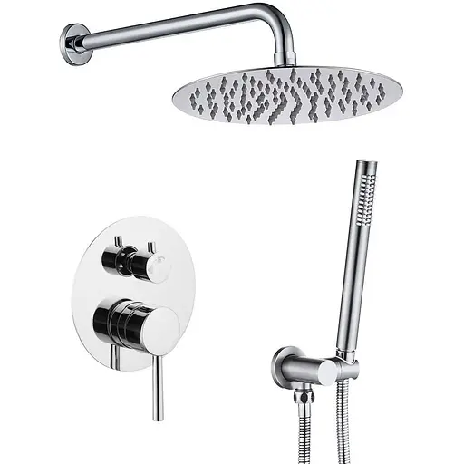 Душевая система VBI Milano chrome скрытого монтажа VBI-050109CH, Хром - фото 1