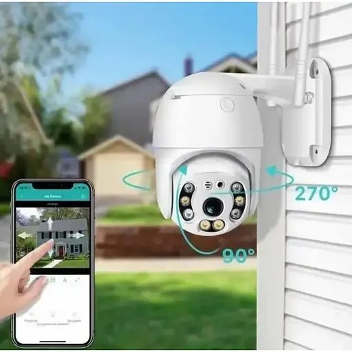 Уличная поворотная IP камера видеонаблюдения Digital Wi-Fi N3 6913 - 2mp ICSee - фото 5