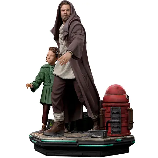 Статуэтка Star Wars Obi-Wan and Young Leia - Deluxe Размер 1/10 (Звездные войны) 20,4 см - фото 2