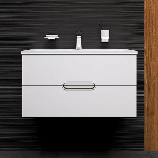 Тумба підвісна AM.PM Spirit 80 см з умивальником (M70-FUX0802-WC0802-38) - фото 2