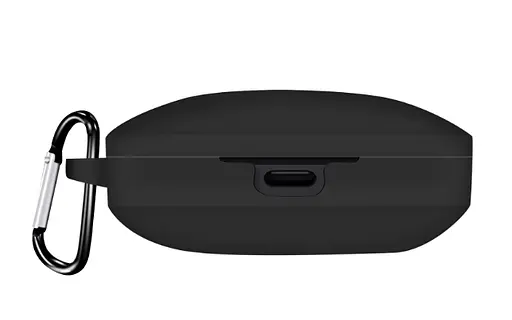 Чохол-накладка DK для Xiaomi Redmi Buds 5 Silicone Candy Friendly з карабіном (017206) (black) - фото 2