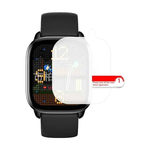 Защитная пленка Tamister у смартчаса Amazfit Bip 3/3Pro/GTS4 Mini, комплект 2 шт. - фото 6