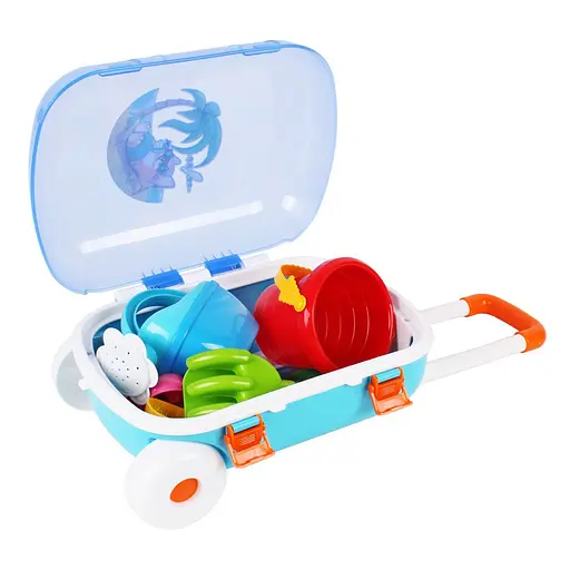 Набор для игры в песочнице ТехноК 6009TXK в чемодане - фото 4