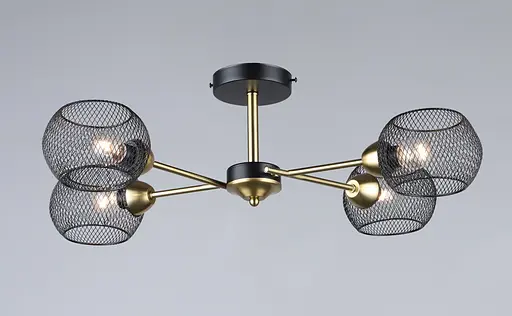 Люстра в стилі лофт B N6565/4 BK+COP