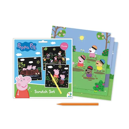 Набор гравюр Peppa Pig "Веселые развлечения" Dodo 200185 - фото 2