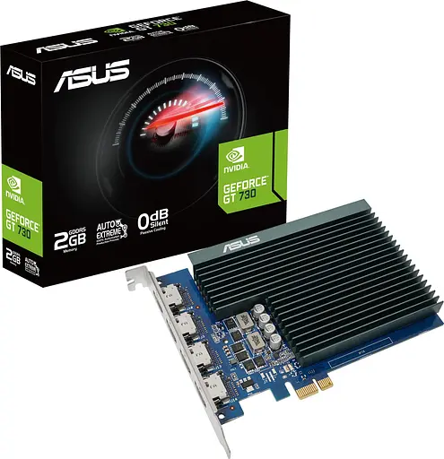 Видеокарта ASUS GT 730 2GB DDR5 (GT730-4H-SL-2GD5) (GDDR5, 64 bit, PCI-E 3.0 x16) - фото 4