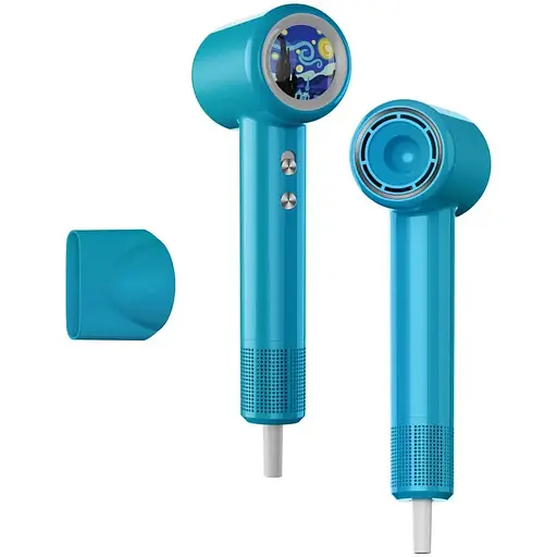 Фен Grunhelm GHD-280BL blue BLDC потужний двигун 1600 Вт (148890)